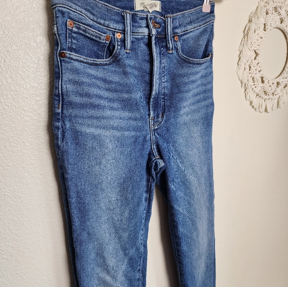 Madewell The Perfect Vintage Denim Jean Straight-leg High-Waist Women's Size 27 - Picture 3 of 13